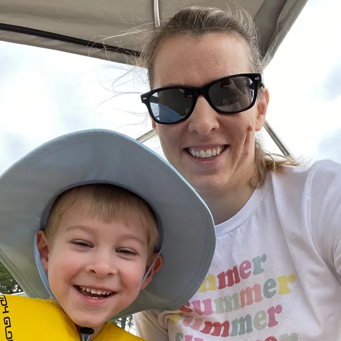 Danielle and son