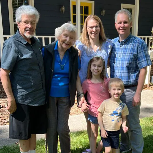 Benjamin Harrison and family